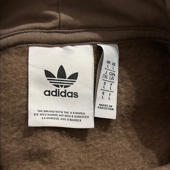 Adidas Men's Hoodie Brown - Picture 4 of 4